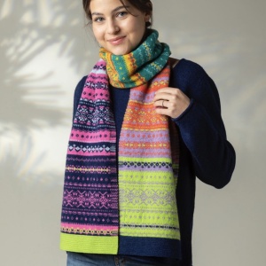 Eribe Alloa Fairisle Scarf - Molly-Calla