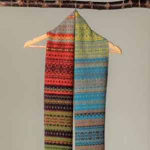 Eribe Alloa Fairisle Scarf - October