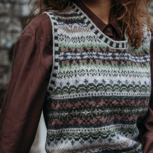 Eribe Westray Fairisle Vest Glencoe