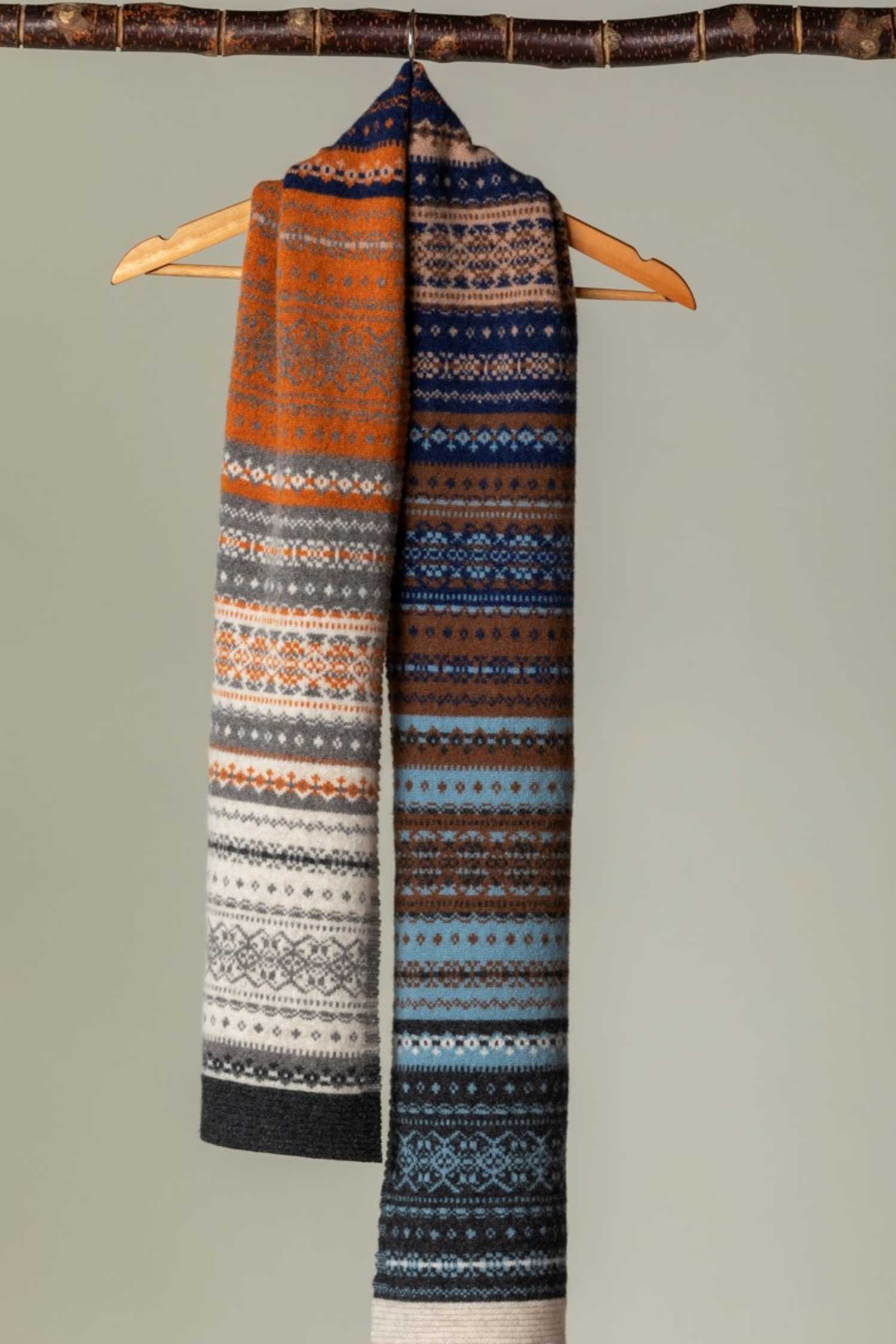 Eribe Alloa Fairisle Scarf - Winter