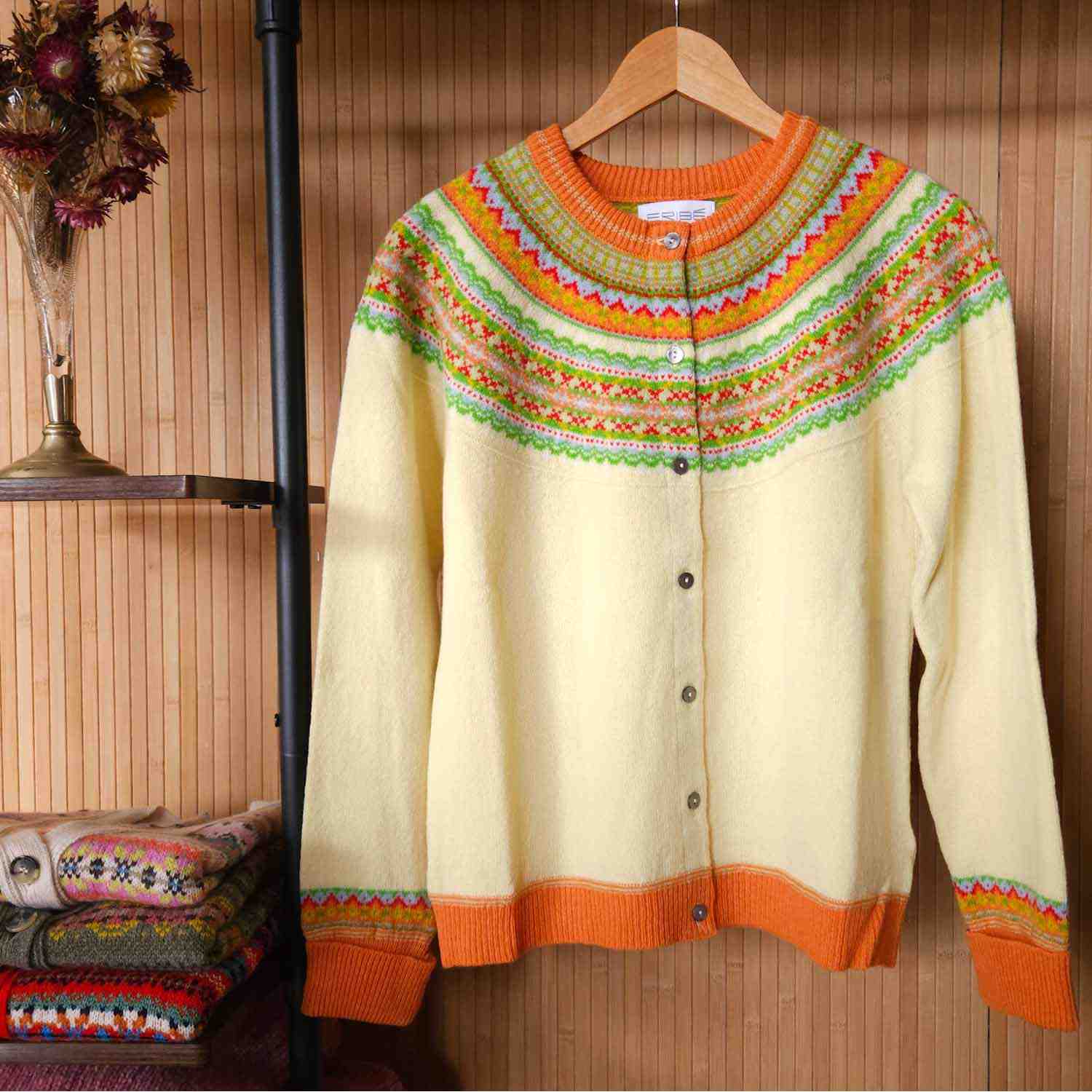 Eribe Short Alpine Cardigan Limoncello