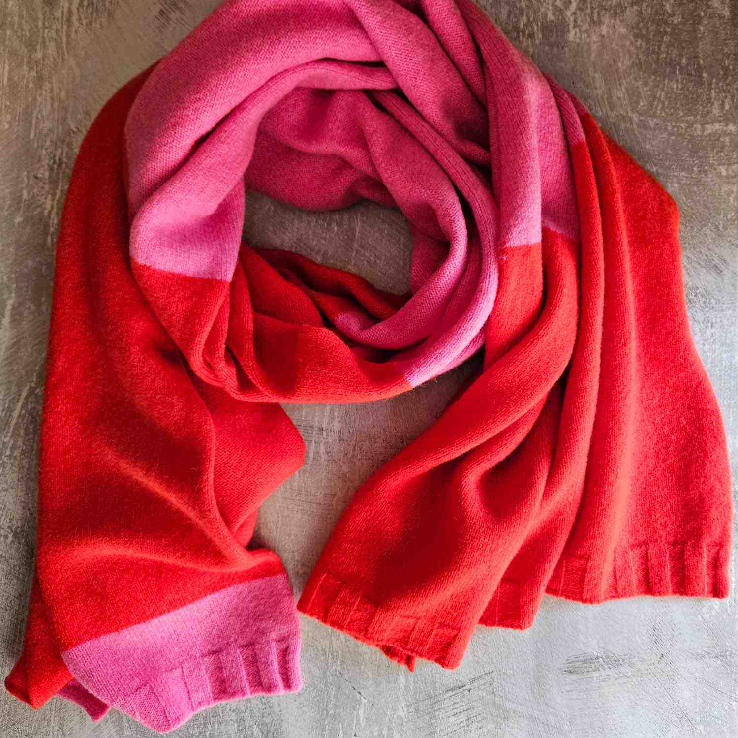 Eribe Bowden Colour Block Stole - Bubblegum