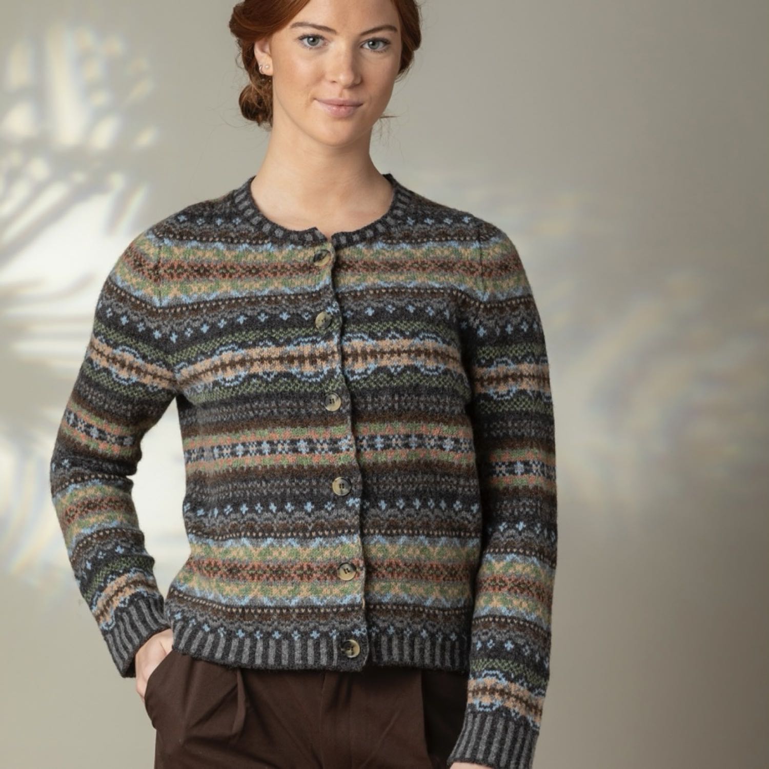 Eribe Westray Fairisle Cardigan Aviemore