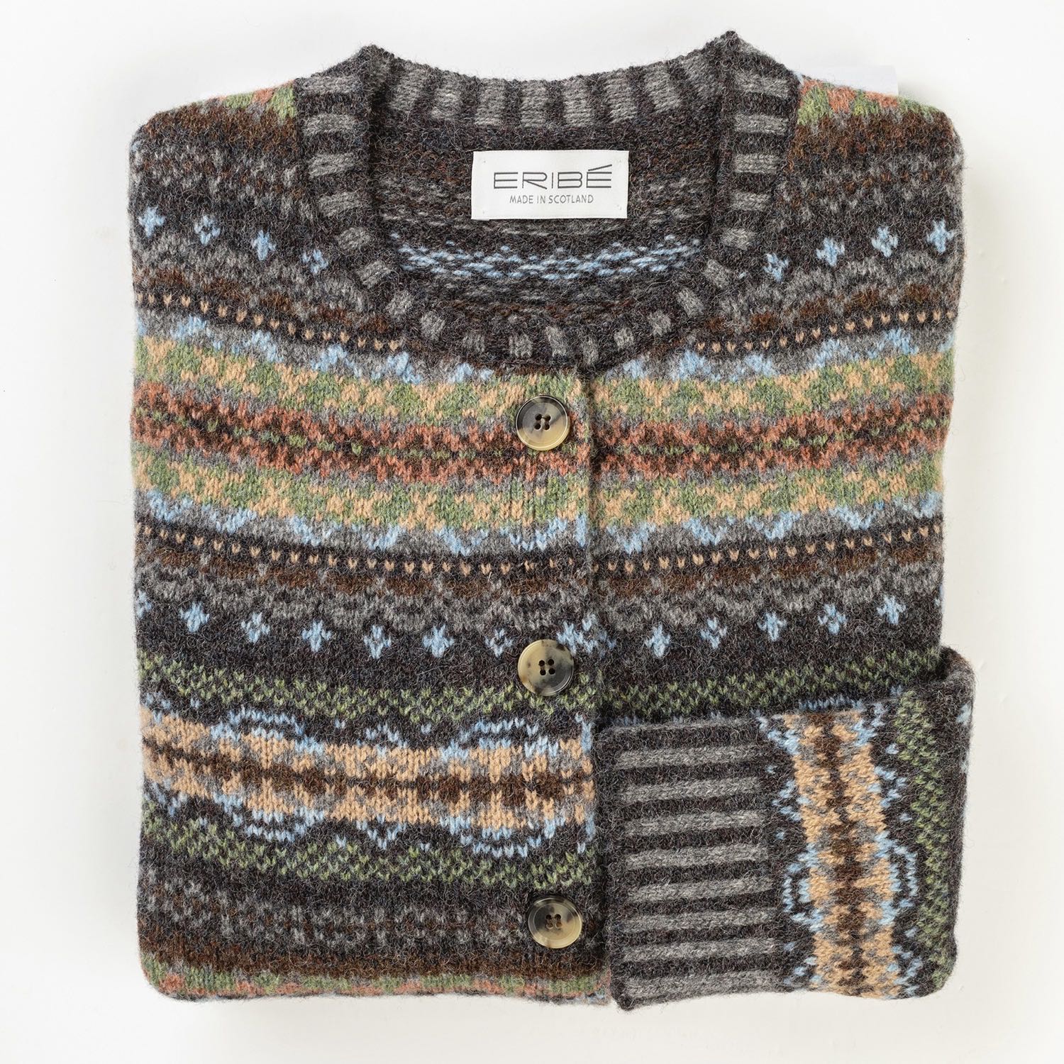 Eribe Westray Fairisle Cardigan Aviemore