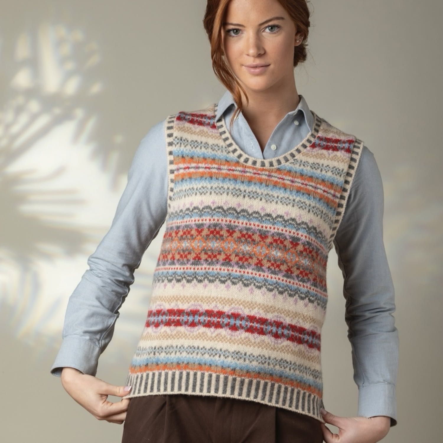 Eribe Westray Fairisle Vest Mallaig