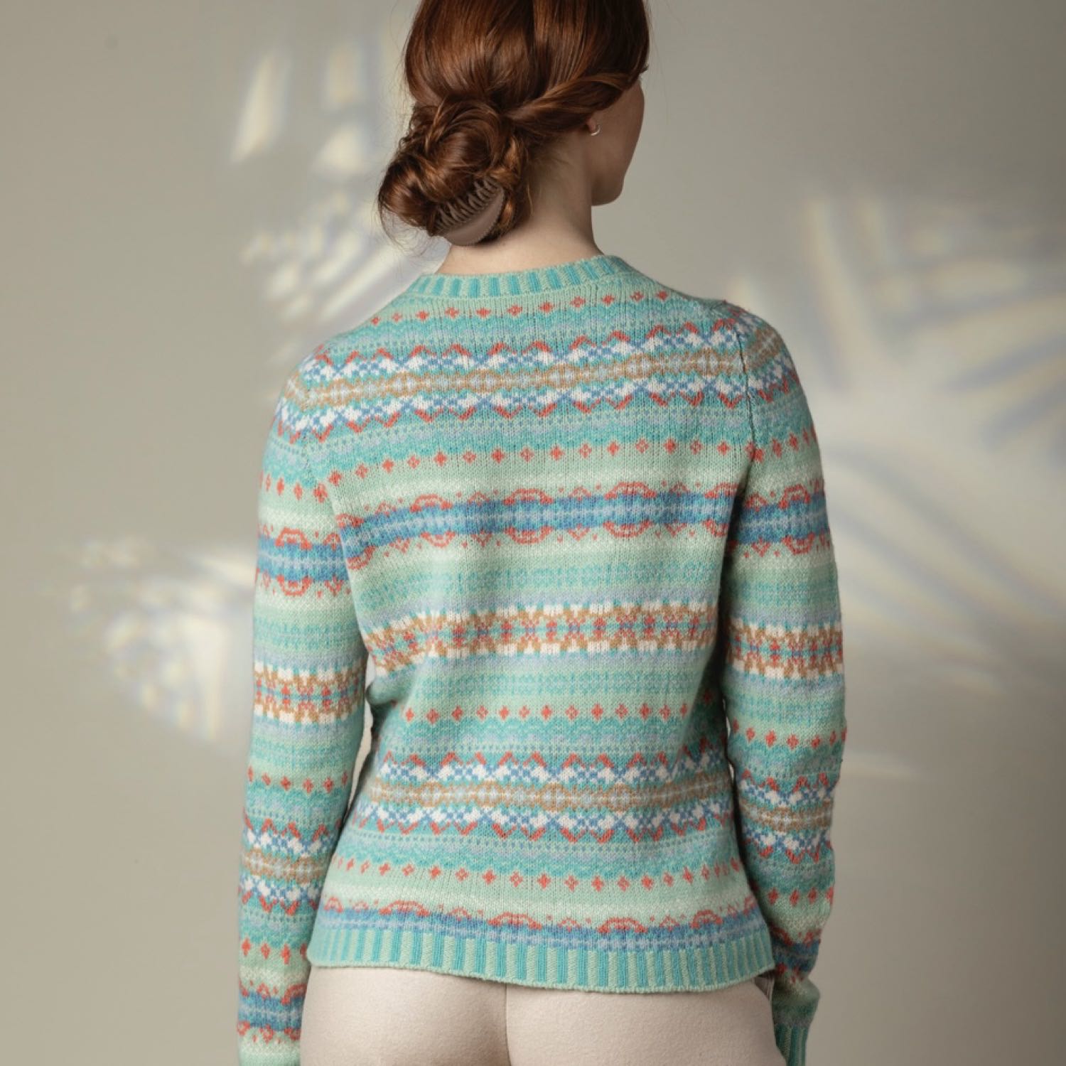 Eribe Kinross Fairisle Jumper in Opal