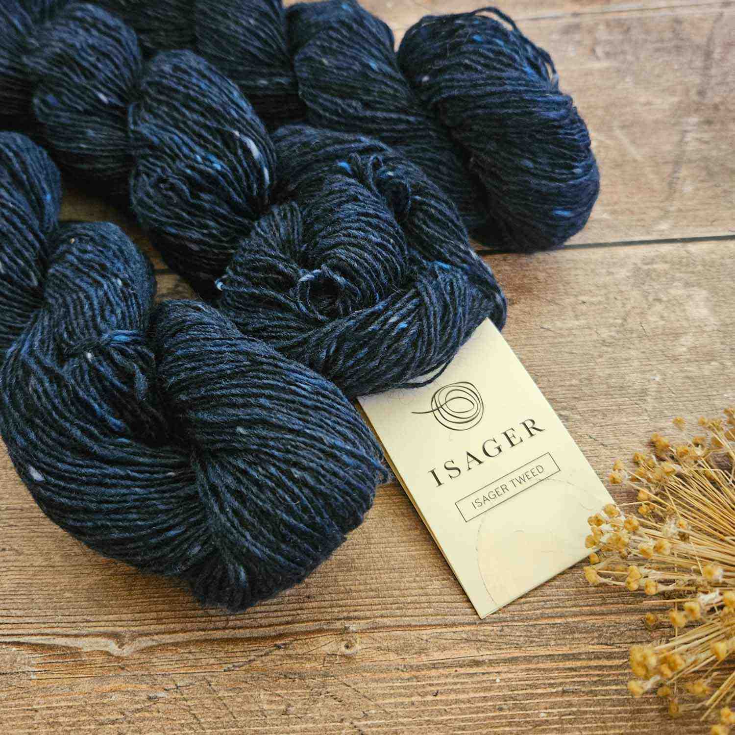 Isager Tweed 50g - Navy