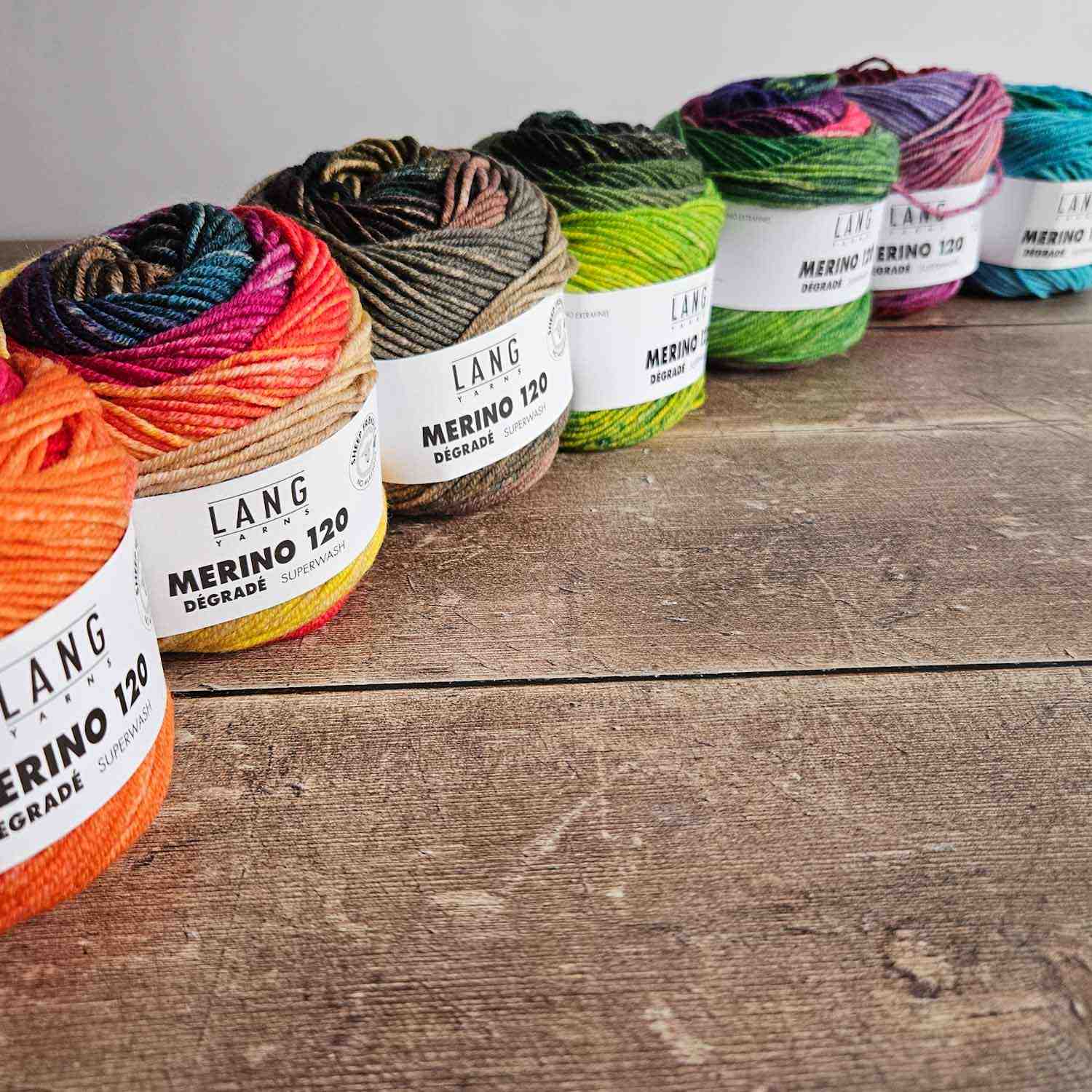 Lang Yarns Merino 120 Degrade - 008