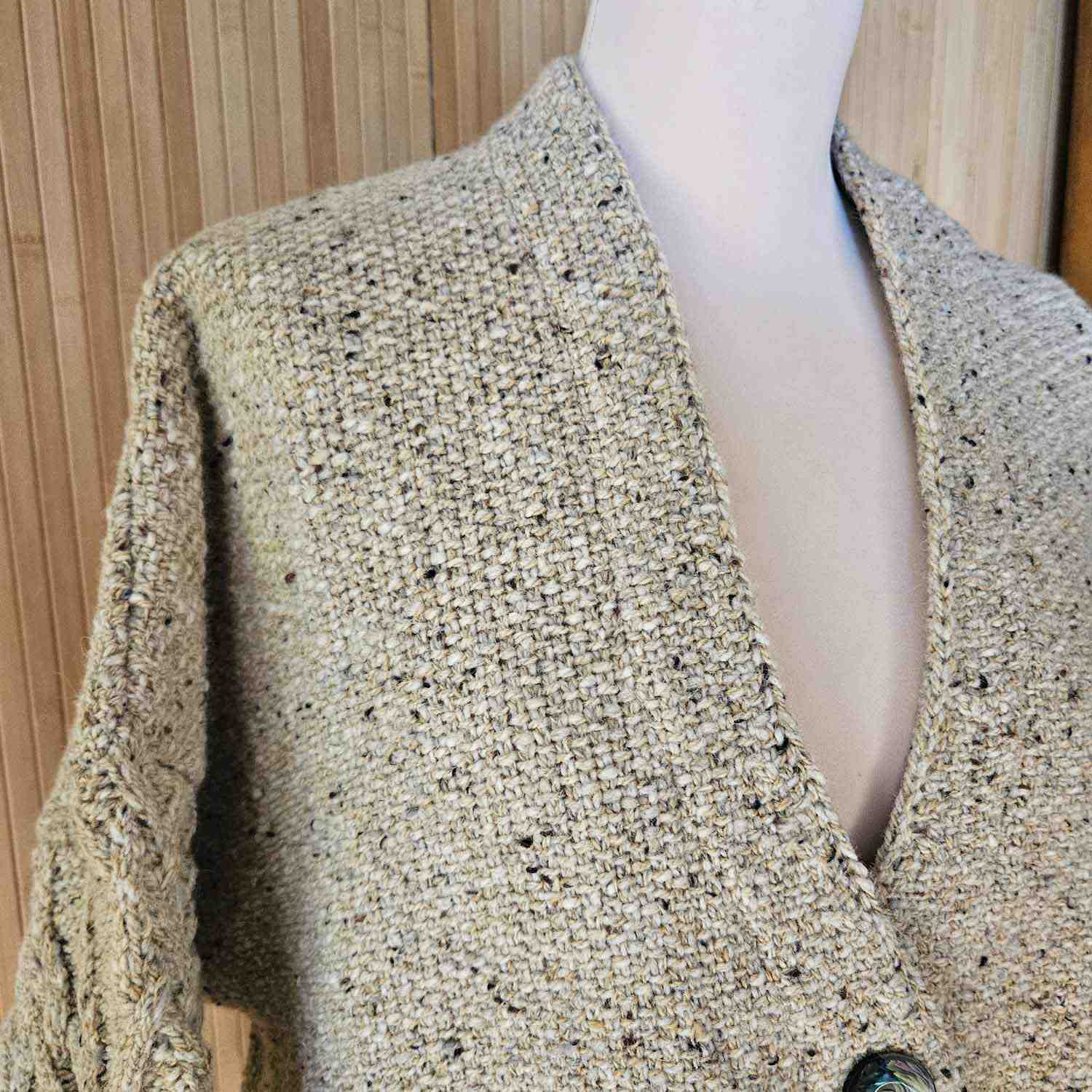 Burren Merino and  Alpaca Cardigan One Size