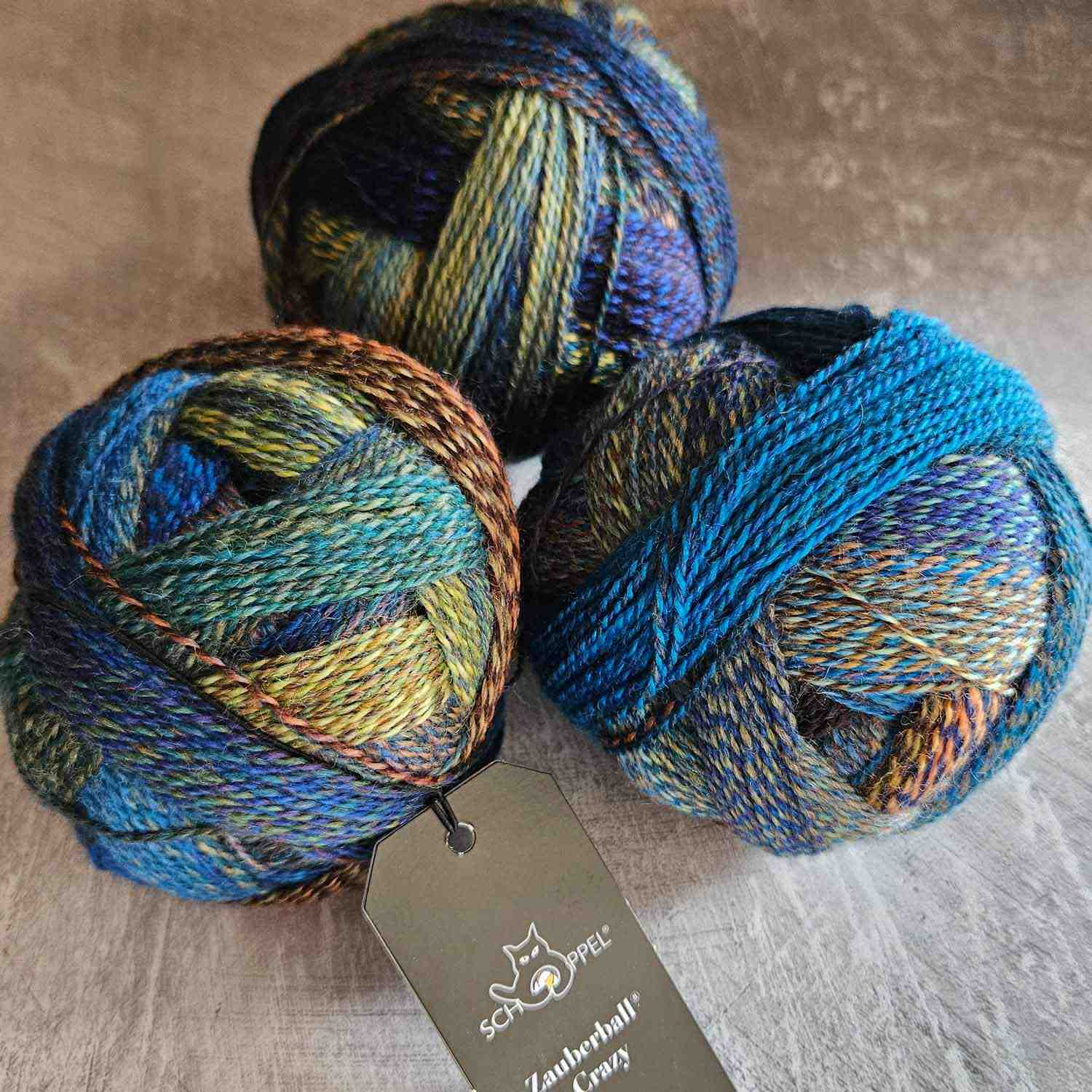 Crazy Zauberball yarn 100g - Early Riser 2623