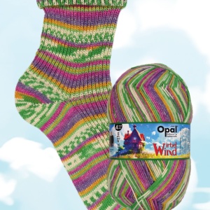 Opal 4ply Sock Yarn 100g Wirbel Wind - 11470