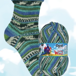 Opal 4ply Sock Yarn 100g Wirbel Wind - 11472