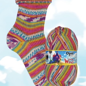 Opal 4ply Sock Yarn 100g Wirbel Wind - 11474