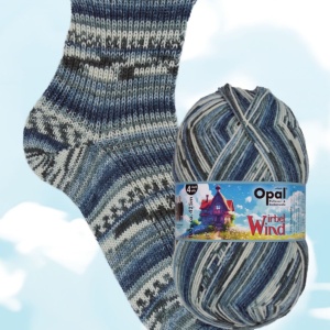 Opal 4ply Sock Yarn 100g Wirbel Wind - 11475