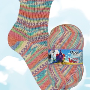 Opal 4ply Sock Yarn 100g Wirbel Wind - 11476